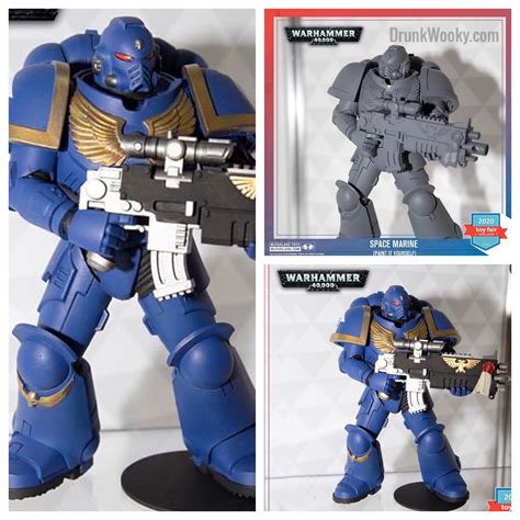 Mcfarlane Toys Inch Space Marine At Toy Fair Ultramarine And Paint