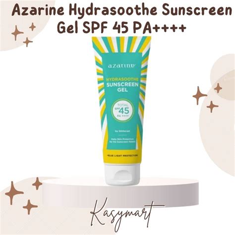 Jual READY STOCK AZARINE Hydrasoothe Sunscreen Gel SPF 45 Blue Light