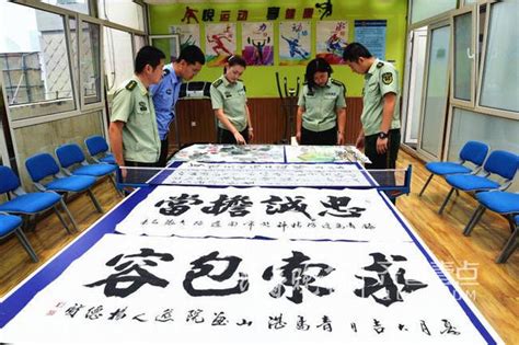 八一將至 市南邊防大隊舉辦建軍90周年主題書畫展 每日頭條