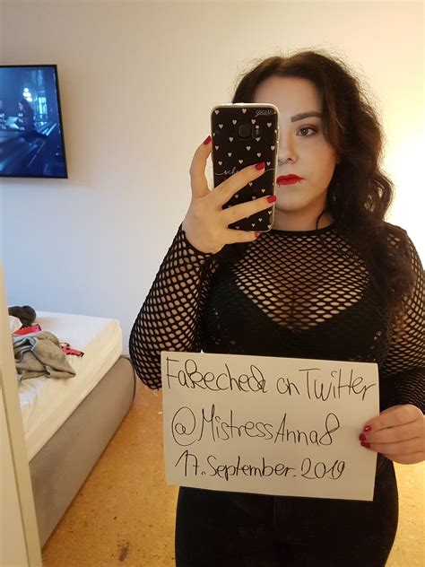 MistressAnna On Twitter VERIFICATION Manche Loser Von Euch Meinen