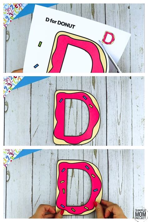 Free Printable Letter D Craft Template Simple Mom Project