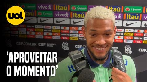 JOELINTON SOBRE GOL NA ESTREIA NA SELEÇÃO NO LUGAR CERTO NA HORA