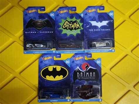 Lote Hot Wheels Batman 5 Vehiculos Cuotas Sin Interés