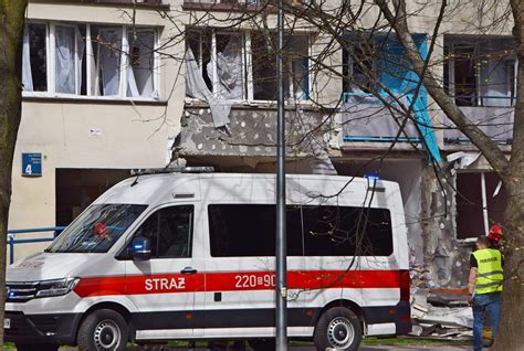 AKTUALIZACJA ZDJĘCIA FILM Tychy Wybuch gazu w bloku przy ul