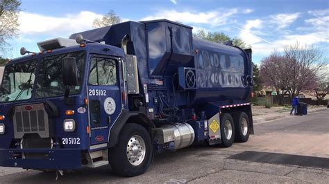 Cabq Swmd New Peterbilt Amrep N Garbage Truck Youtube