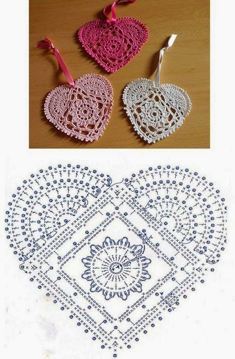 Corazones Para Decoraci N Al Crochet