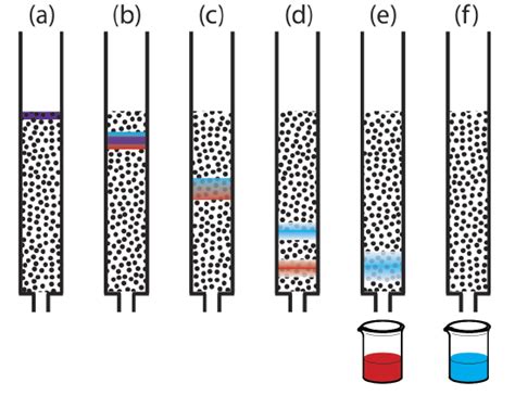 122 General Theory Of Column Chromatography Chemistry Libretexts