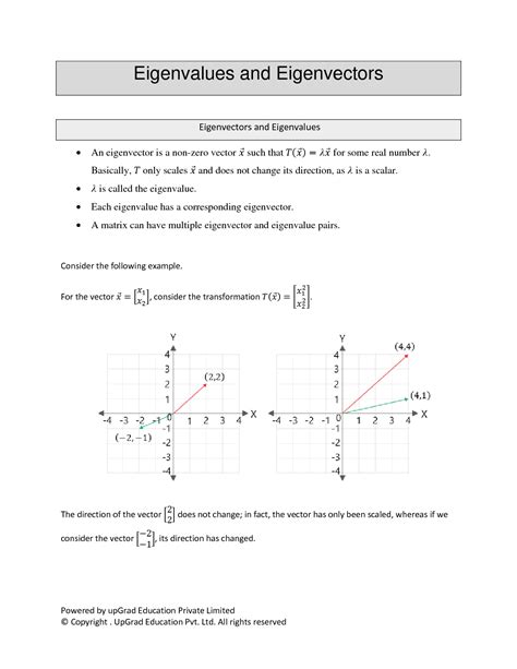 Solution Eigenvalues And Eigenvectors Studypool