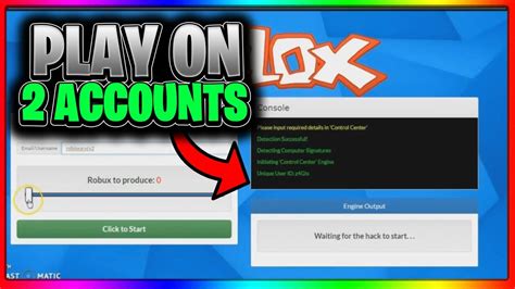 HOW TO PLAY ON 2 ACCOUNTS AT ONCE IN ROBLOX YouTube