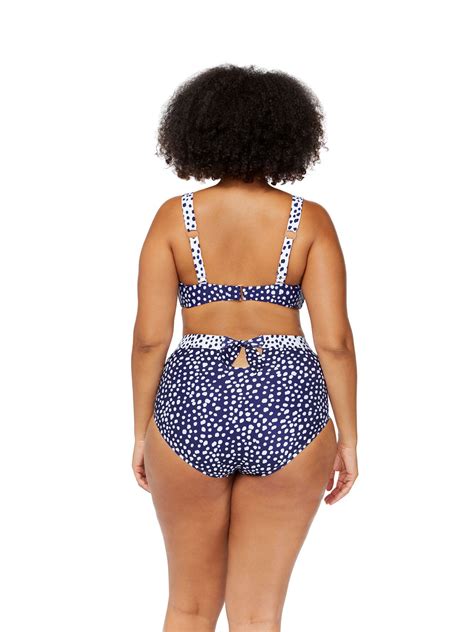 Dotted The Goldens Underwire Bikini Top Raisins Curve Penningtons