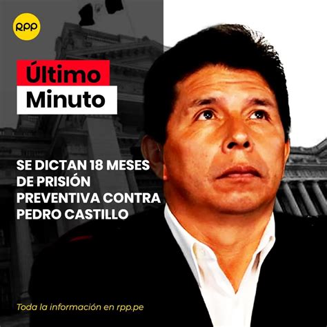 Somos Cosmos On Twitter News 🚨🇵🇪 El Poder Judicial Dictó 18 Meses De