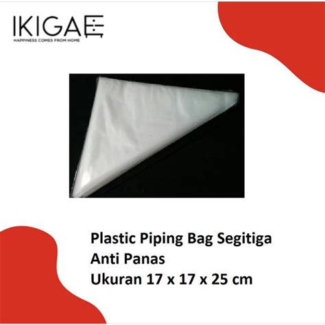 Jual PLASTIK PLASTIC PIPING BAG SEGITIGA ANTI PANAS DEKORASI KUE