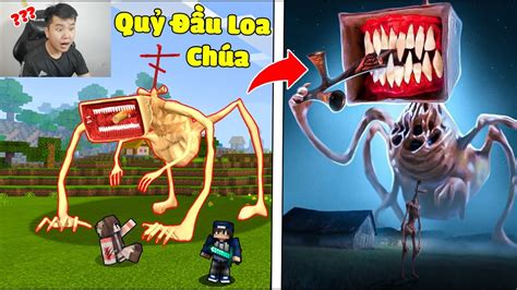 Minecraft Nhưng bqThanh và Ốc Tìm Ra MEGAHORN CHÚA QUỶ ĐẦU LOA Ăn Thịt