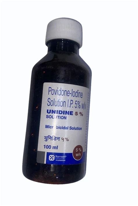 Composition Povidone Iodine Solution Ip Packaging Size Ml At