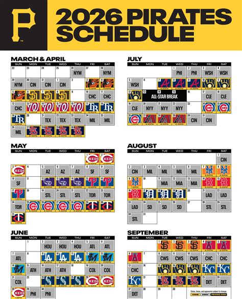 Pirates Schedule 2024: Upcoming Games and Matches