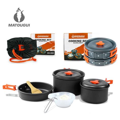 Jual Matougui Cooking Set Alat Masak Camping Praktis Perlengkapan Masak Outdoor Sy 300