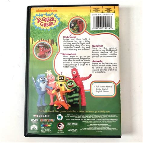 Nickelodeon Media Yo Gabba Gabba Clubhouse Dvd 20 Full Screen Poshmark