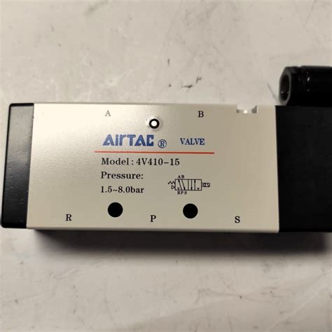 Airtac Pneumatic Air Single Solenoid Valve 5 2 Way 4V410 15 1 2