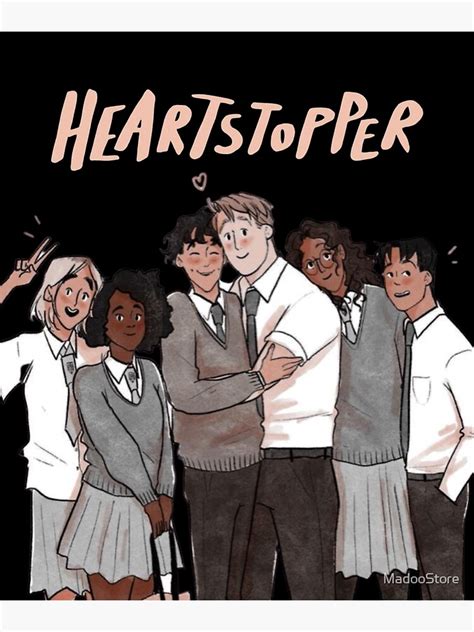 Heartstopper Gang Poster For Sale By MadooStore Redbubble