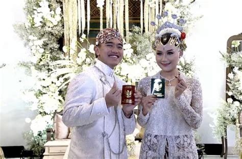 Sah Kaesang Pangarep Dan Erina Gudono Jadi Pasangan Suami Istri