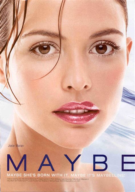 Josie Maran World High Resolution Josie Maran In Various Ads For Maybelline