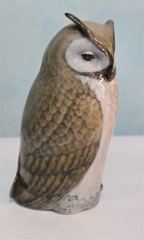 Proantic Royal Copenhagen 1930s Porcelain Owl