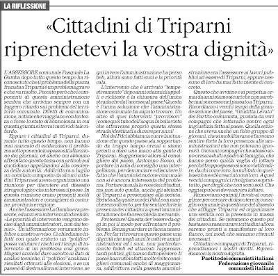 Comunisti Italiani Vibo Valentia Cittadini E Compagni Di Triparni