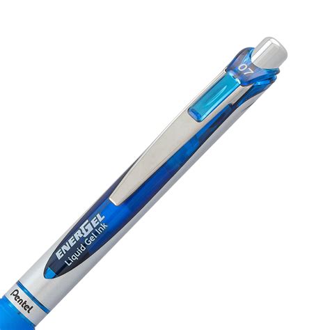 Pentel EnerGel Rétractable Stylo à Encre Gel bleu moyenne 0 7 mm