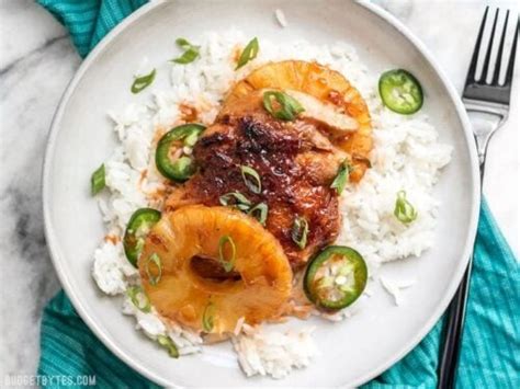 Skillet Pineapple Bbq Chicken Budget Bytes