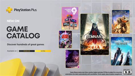 PS Plus Extra And Premium July 2024 Remnant 2 And 12 More Games Are