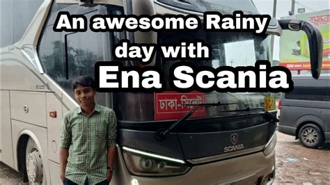 Scania Laksana SR2 XHD Prime An Awesome Rainy Day With My Ena