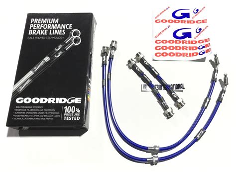 Vw Golf Mk R Goodridge Braided Stainless Steel Phantom Brake Hoses