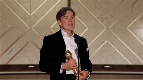 Cillian Murphy Wins First Golden Globe