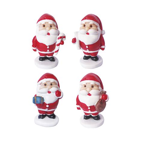 FIGURAS EM RESINA PARA BOLO REI PAPAI NOEL 3 3 5CM Dekora