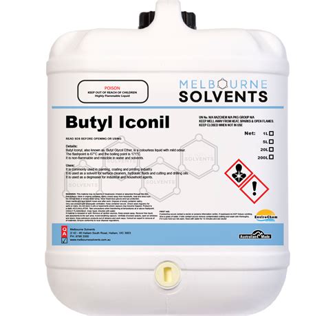 Buy Butyl Iconil Melbourne Solvents