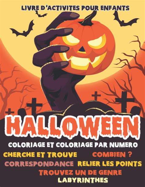 Buy Livre d activités d Halloween pour les enfants Livre Dactivité en