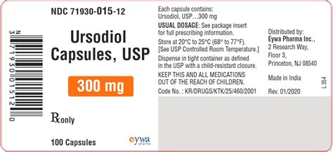 Dailymed Ursodiol Capsule