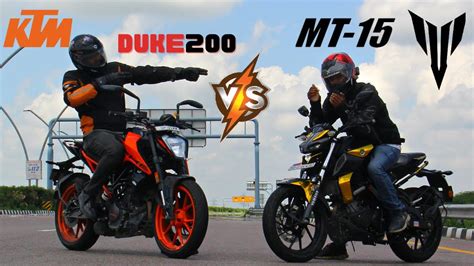 KTM Duke 200 BS6 Vs Yamaha MT15 BS6 YouTube