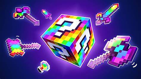 Lucky Block Rainbow In Minecraft Marketplace Minecraft