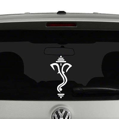 Ganesha Line Art Vinyl Decal Sticker Car Window | eBay