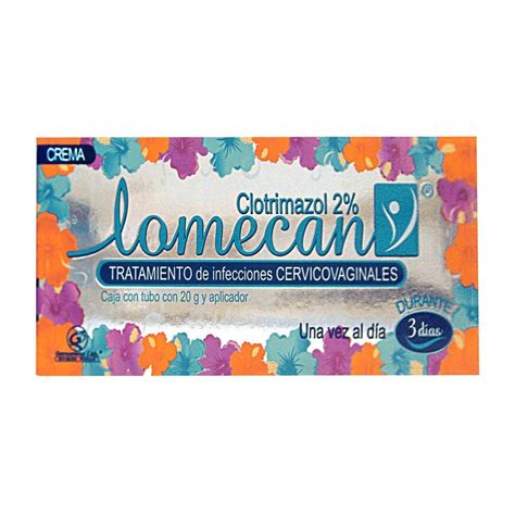 Lomecan V Clotrimazol Crema Vaginal Tubo Con 20 G Farmacias Klyns