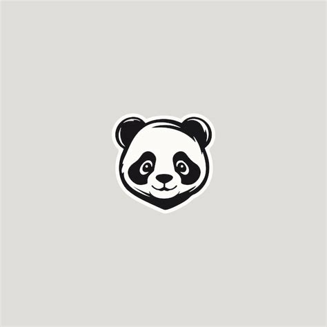 Premium Vector Angry Head Panda Logo Vector Illustration