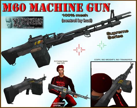 Second Life Marketplace M60 Machine Gun