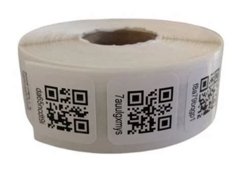 Chromo Paper White Adhesive Printing Barcode Label Size X Mm At