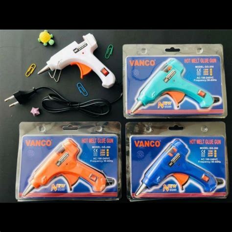 Jual Alat Lem Tembak Glue Gun Kecil Warna Warni Kecil Shopee Indonesia