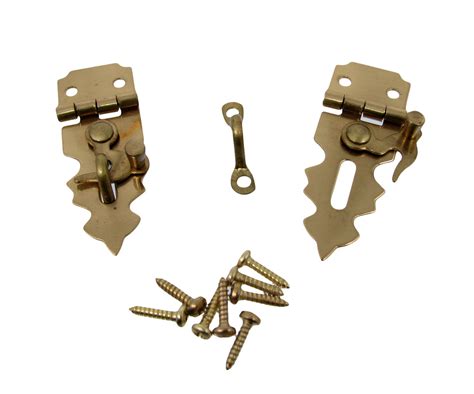 2pc Brass Plated Locking Box Clasps C B Gitty Crafter Supply