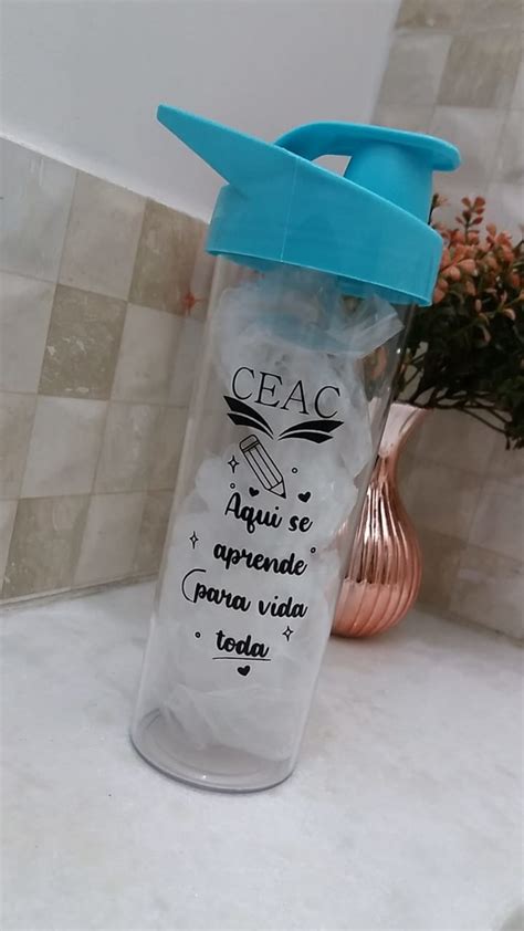 Garrafa Acqua Bio Transparente De Ml Arte Iguais Elo