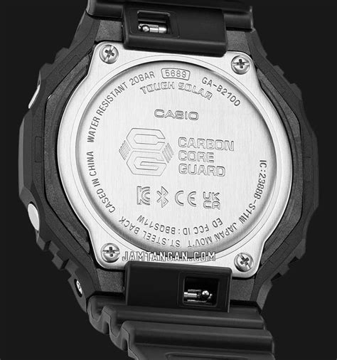 Casio G Shock Ga B2100cy 1adr Casioak Caution Yellow Series Digital Analog Dial Black Resin Band