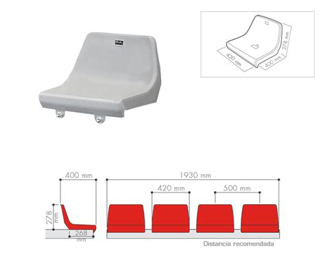 Asiento Para Gradas Y Tribunas GUIL Online