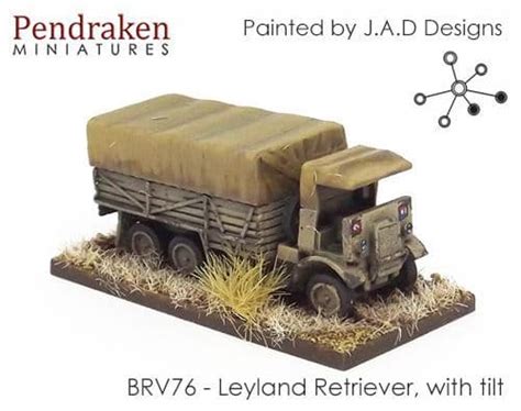 Pendraken 10mm WWII British Leyland Retriever Truck With Tilt